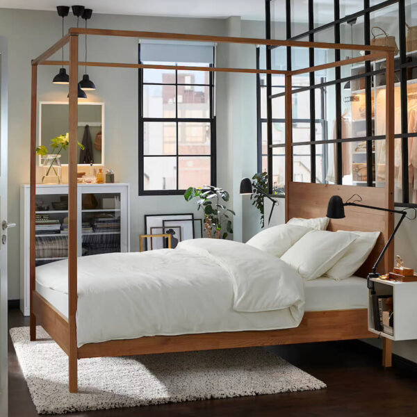 Yttervag Four-poster bed frame